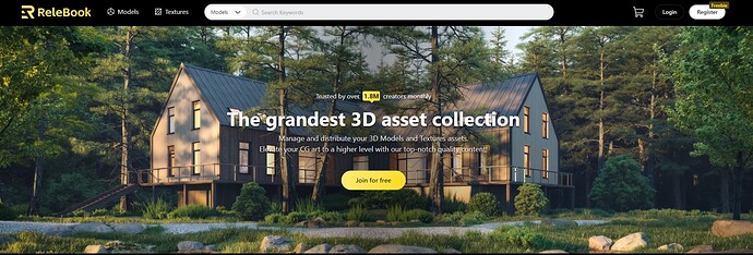 website to download 3d models