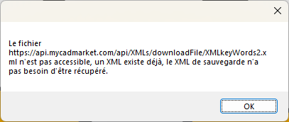 2025-09-16 - Problème avec myCADtools 2025 (1)