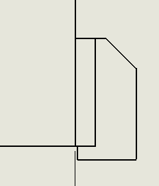 Trait tangent fort
